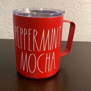 Rae Dunn PEPPERMINT MOCHA Stainless Steel Mug